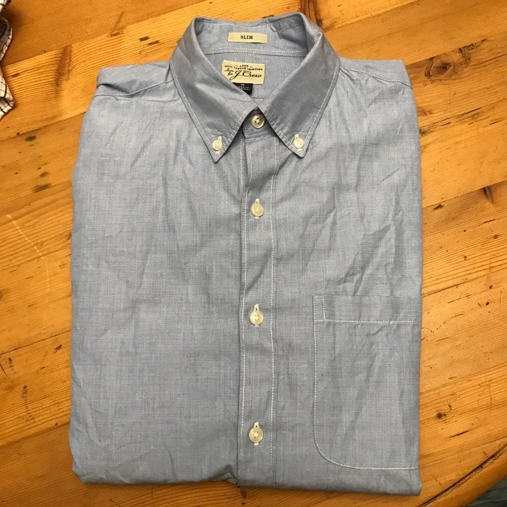 🚣‍♀️ J CREW Slim Long Sleeve Dress Shirt